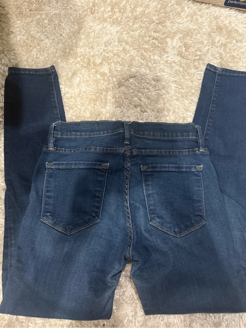 Frame Denim Indigo Women's Skinny Jeans - Picture 2 of 2